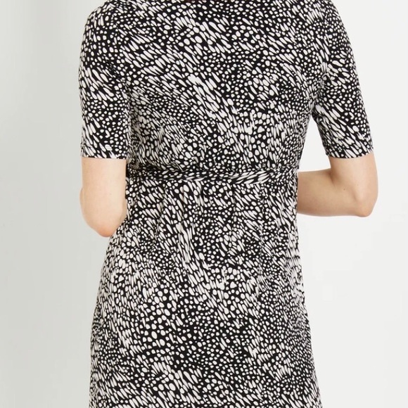 Waist Tie Surplice Maternity Dress - Picture 3 of 3